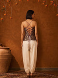 Jacquard Corset Top
