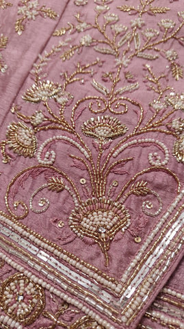 Women's Embroidered Shimmer Short Kurta With Palazzo And Dupatta