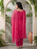 Varanga Women Spaghetti Strap Floral Kurta Featuring Tassles With Trousers And Dupatta