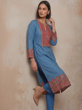 The Midnight Crimson Silk Women'S Kurta Set