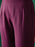 Kurta With Zari Embroidery, Teamed With Trousers And Paired With Dupatta Featuring  Lace Detailing