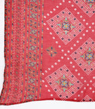 Varanga Women Red Printed  V-Neck Embroidered Kurta With Bottom And Dupatta