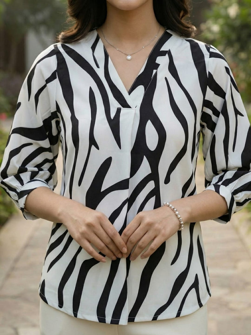 Varanga Women Summer Floral printed Top