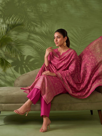 The Gul-Bahar Chanderi Women Kurta Set