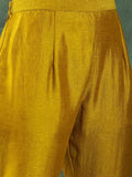 Kurta With Intricate Zari-Embroidered Yoke With Trousers And Zari-Accented Dupatta