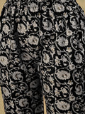 Varanga Women V-Neck Black Kurta Set With Dupatta