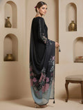 Varanga Women Floral Heavy Thread Embroidered Schffili Hem Kurta With Trouser & Dupatta