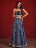 Block Printed Lehenga Choli Set