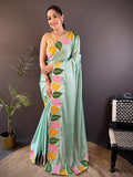 Luxurious silk Saree with rich woven pallu design