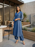 Sophisticated & Stylish Kurta Set in Denim