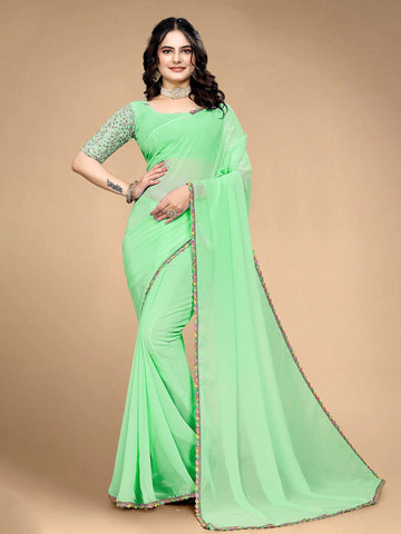 Varanga Embellished Zari Silk Blend Saree
