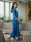 Blue Embroidered Kurta Set