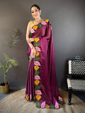 Luxurious silk Saree with rich woven pallu design