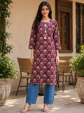 Mulberry Meadow Tassel Kurti Women's Kurta Set