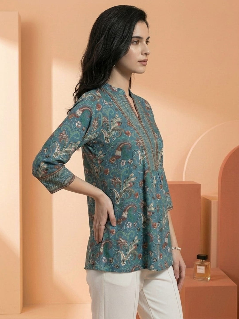 Varanga Women Summer Floral printed Top