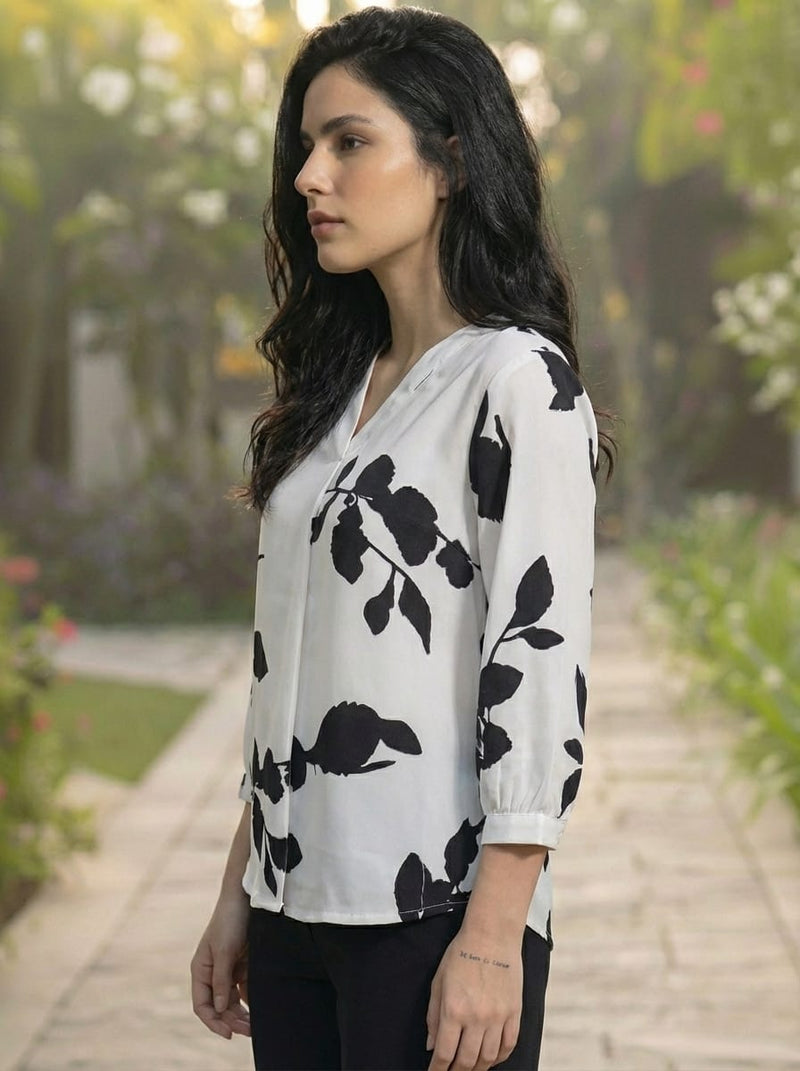 Varanga Women Summer Floral printed Top