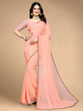 Varanga Sequinned Silk Blend Designer Saree