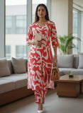 Varanga Women Printed Regular Kurta with Trousers