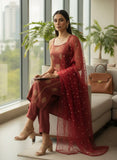 Varanga Women Regular Kurta with Trousers & With Dupatta