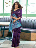 Ethnic Motifs Silk Cotton Handloom Banarasi Saree