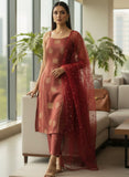 Varanga Women Regular Kurta with Trousers & With Dupatta