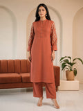 The Rust Pin-Tuck Women's Kurta Set