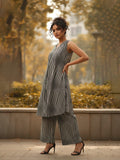 Monochrome Matrix Piece kurta set