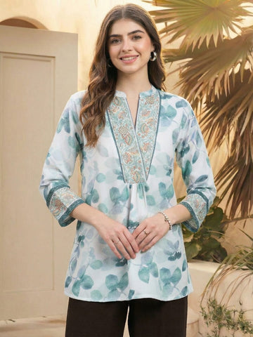 Varanga Women Summer Floral printed Top