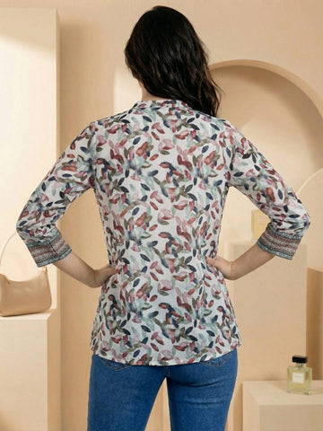 Varanga Women Summer Floral printed Top