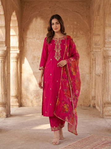 Blush Blossom Women's Kurta Set