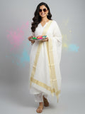 Elegant net dupatta featuring sequence detailing for a stylish and feminine finish.