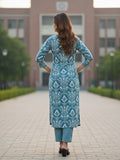 Pure Cotton Embroidered Summer Kurta Set for Women