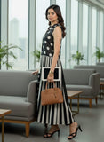 The Chromatic Panel Fusion Kurta