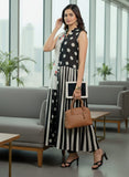 The Chromatic Panel Fusion Kurta