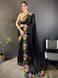 Luxurious silk Saree with rich woven pallu design