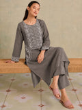 The Sandstone Lattice Women Kurta Set