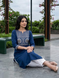 Modern Summer Kurta In Blue