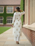 Fuchsia Tassel-Trimmed kurta set