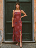 Varanga Rust Colored Women Summer Dress