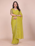 Varanga Embellished Embroidered Poly Chiffon Saree