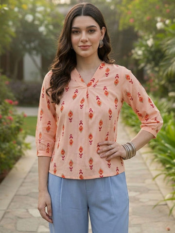 Varanga Women Summer Floral printed Top