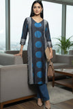 Classic Blue Cotton Kurta for Women