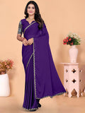 Varanga Embellished Embroidered Silk Blend Saree