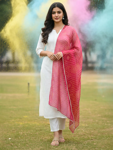 Elegant net dupatta featuring sequence detailing for a stylish and feminine finish.