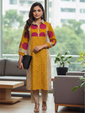 Women Geometric Printed Kurta With Trouser