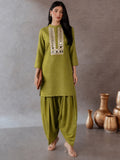 The Olive Sheesh Women's Kurta Set