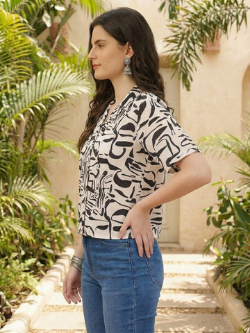Varanga Women Summer Floral printed Top