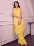 Marigold Wome Halter Kurta Set