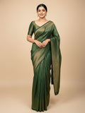Ethnic Motifs Silk Cotton Handloom Banarasi Saree