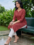 Everyday Maroon Casual Kurta